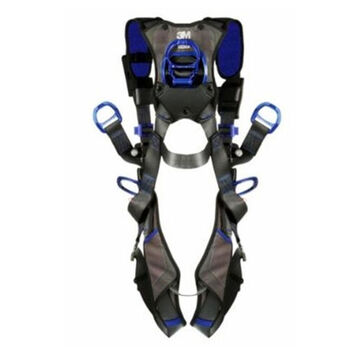Comfort Wind Energy Climbing/Positioning Safety Harness, S, 420 lb, Gray, Polyester Strap