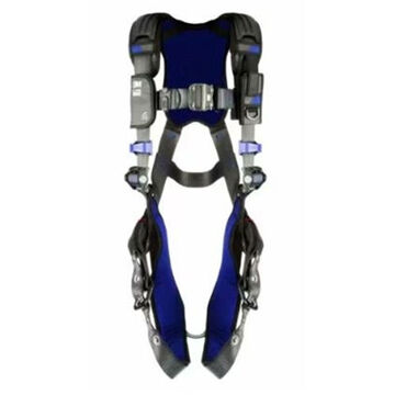 Comfort Vest Climbing/Positioning/Retrieval Safety Harness, S, 310 lb, Gray, Polyester Strap