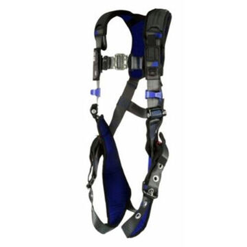 Comfort Vest Climbing/Positioning/Retrieval Safety Harness, S, 310 lb, Gray, Polyester Strap