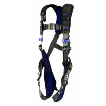 Comfort Vest Climbing/Positioning/Retrieval Safety Harness, L, 310 lb, Gray, Polyester Strap