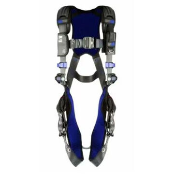 Comfort Vest Climbing/Positioning/Retrieval Safety Harness, L, 310 lb, Gray, Polyester Strap