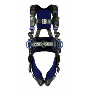 Comfort Construction Climbing/Positioning Safety Harness, S, 310 lb, Gray, Polyester Strap