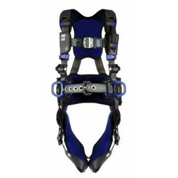 Comfort Construction Climbing/Positioning Safety Harness, M, 310 lb, Gray, Polyester Strap