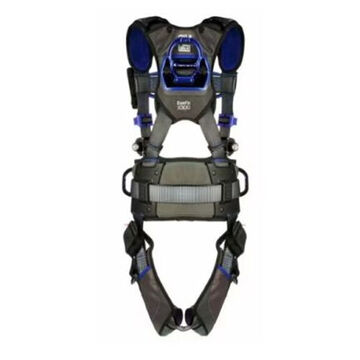 Comfort Construction Climbing/Positioning Safety Harness, XS, 310 lb, Gray, Polyester Strap