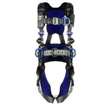 Comfort Construction Climbing/Positioning Safety Harness, L, 310 lb, Gray, Polyester Strap