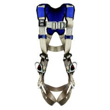 General Purpose Safety Harness, S, 310 lb, Gray, Polyester Strap