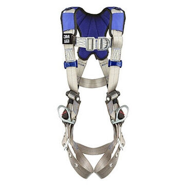 Safety Harness Positioning, Climbing, L, 310 Lb, Gray, Polyester Strap
