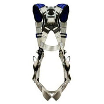 Positioning, Climbing Safety Harness, XL, 310 lb, Gray, Polyester Strap