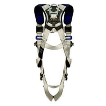 General Purpose Safety Harness, S, 310 lb, Gray, Polyester Strap