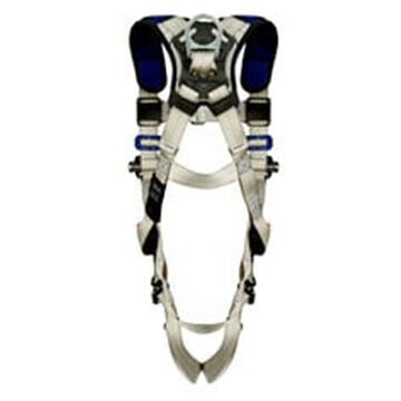 General Purpose Safety Harness, L, 310 lb, Gray, Polyester Strap