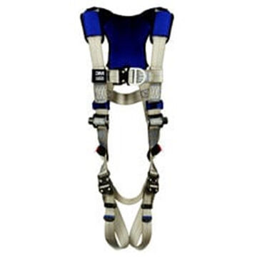 Climbing Safety Harness, S, 310 lb, Gray, Polyester Strap