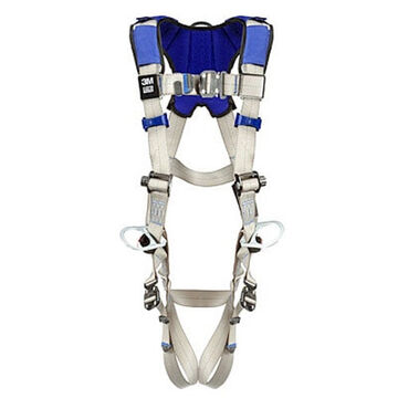 Safety Harness, Positioning 2x, 310 Lb, Gray, Polyester Strap