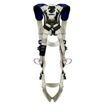 Climbing, Positioning Safety Harness, L, 310 lb, Gray, Polyester Strap