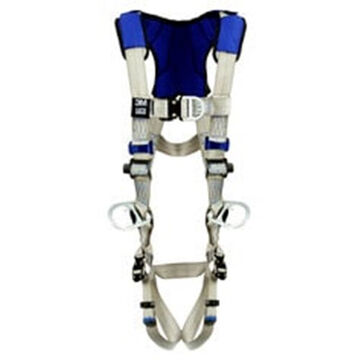 Climbing, Positioning Safety Harness, 2X, 310 lb, Gray, Polyester Strap