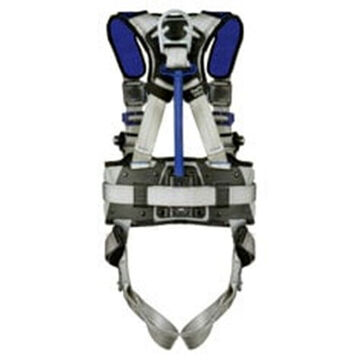 Safety Harness Positioning, Construction, M, 310 Lb, Gray, Polyester Strap