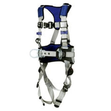 Positioning, Construction Safety Harness, L, 310 lb, Gray, Polyester Strap