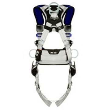 Safety Harness, Positioning L, 310 Lb, Gray, Polyester Strap