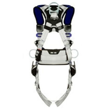 Positioning Safety Harness, L, 310 lb, Gray, Polyester Strap