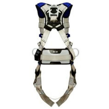 Climbing, Positioning Safety Harness, M, 310 lb, Gray, Polyester Strap