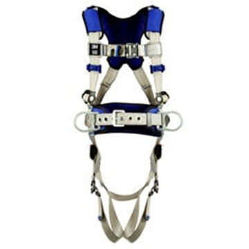 Safety Harness, Positioning L, 310 Lb, Gray, Polyester Strap