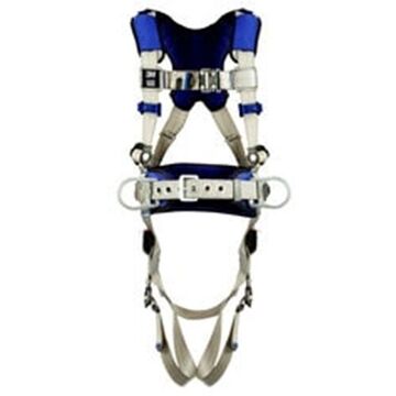 Positioning Safety Harness, 2X, 310 lb, Gray, Polyester Strap