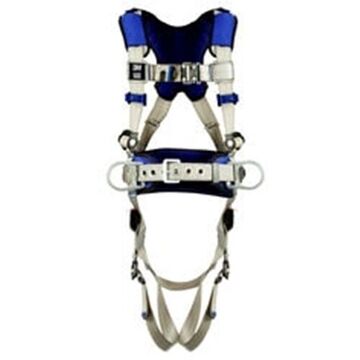 Safety Harness, Positioning  2x, 310 Lb, Gray, Polyester Strap