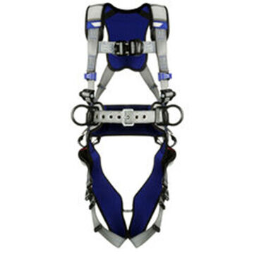 Safety Harness, Climbing, Positioning Xl, 420 Lb, Gray