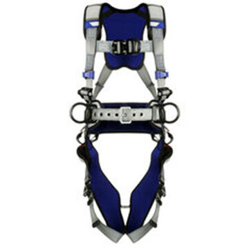 Climbing, Positioning Safety Harness, XL, 420 lb, Gray