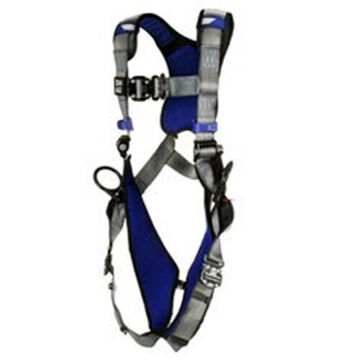 Safety Harness, Xl, Climbing, Positioning 420 Lb, Gray