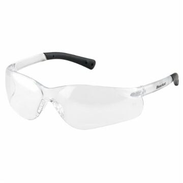 Single Lens Safety Glasses, Universal, Anti-Fog, Clear, Wrap Around, Clear