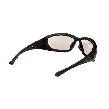 Safety Glasses, Anti-Fog, Clear, Padded, Black