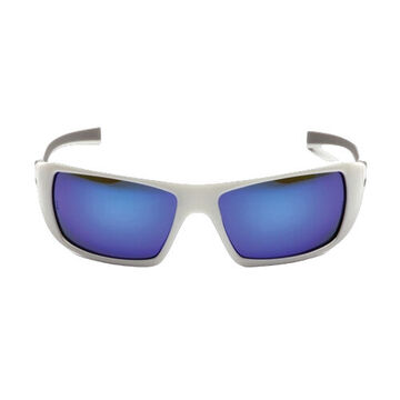 Safety Glasses, Anti-Scratch, Ice Blue, White