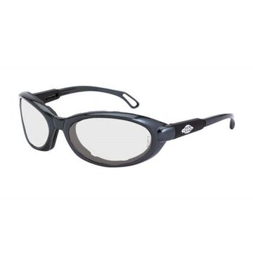 Lunettes de sécurité, R, revêtement dur, intérieur/extérieur, gris perle brillant