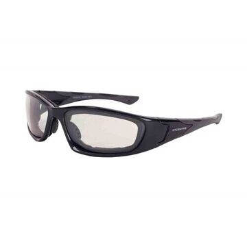 Safety Glasses, Universal, R, Anti-Fog/Hard Coated/Impact-Resistant, Indoor/Outdoor, Full-Frame, Shiny Pearl Gray