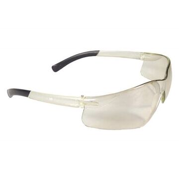 Lightweight Safety Glasses, R, Hard Coated/Impact-Resistant, Indoor/Outdoor, Half Framed, Input/OutPut