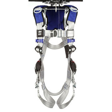 Retrieval Safety Harness, S, 310 lb, Gray, Polyester Strap