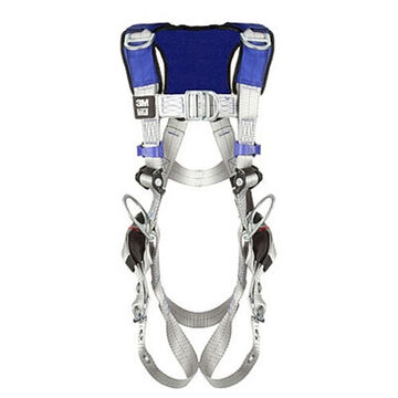 Retrieval Safety Harness, 2X, 310 lb, Gray, Polyester Strap