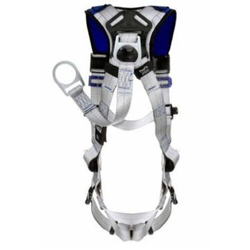 Comfort Oil and Gas Climbing/Suspension Safety Harness, S, 420 lb, Gray, Polyester Strap