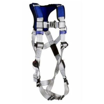 Comfort Oil and Gas Climbing/Suspension Safety Harness, S, 420 lb, Gray, Polyester Strap