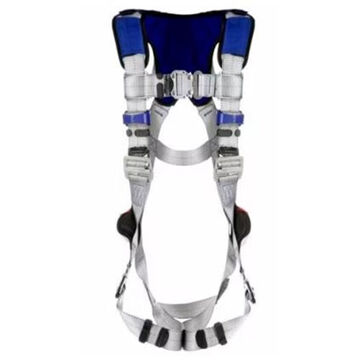 Comfort Vest Climbing/Positioning/Retrieval Safety Harness, S, 420 lb, Gray, Polyester Strap