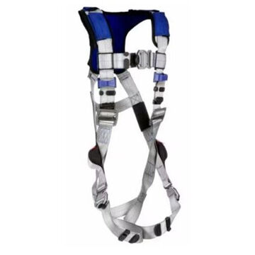 Comfort Vest Climbing/Positioning/Retrieval Safety Harness, S, 420 lb, Gray, Polyester Strap