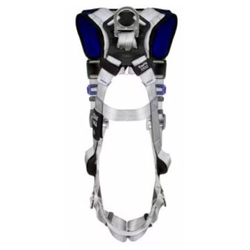 Safety Harness Comfort Vest Climbing/positioning/retrieval, M, 420 Lb, Gray, Polyester Strap