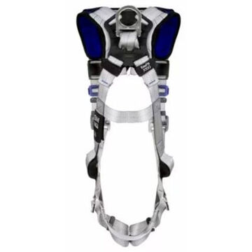 Safety Harness Comfort Vest Climbing/positioning/retrieval, L, 420 Lb, Gray, Polyester Strap