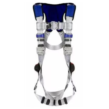 Comfort Vest Climbing/Positioning/Retrieval Safety Harness, L, 420 lb, Gray, Polyester Strap