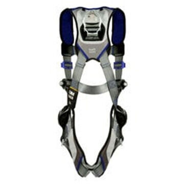 General Purpose Safety Harness, S, 310 lb, Gray, Polyester Strap