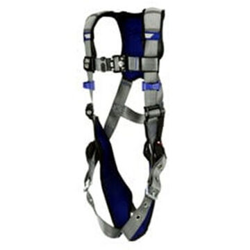 General Purpose Safety Harness, M, 310 lb, Gray, Polyester Strap