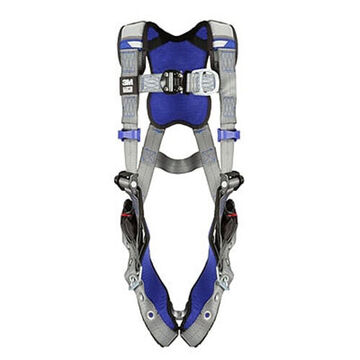 Safety Harness, Climbing S, 310 Lb, Gray, Polyester Strap