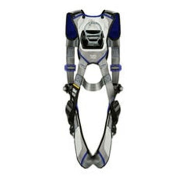 Safety Harness, Climbing S, 310 Lb, Gray, Polyester Strap