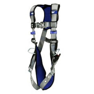 Positioning Safety Harness, XL, 310 lb, Gray, Polyester Strap