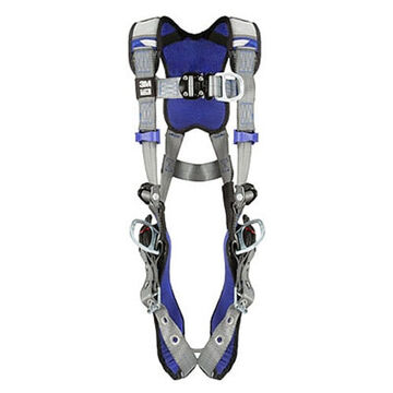 Climbing, Positioning Safety Harness, S, 310 lb, Gray, Polyester Strap